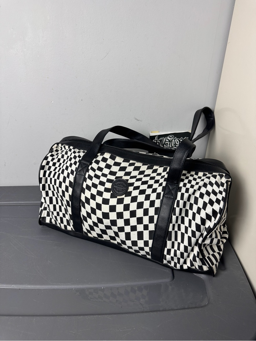 Lancome Vertigo Check Duffle Bag
